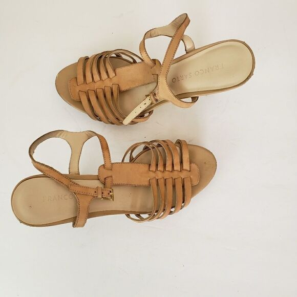 Franco Sarto Martin platform heels in natural - Picture 5 of 6